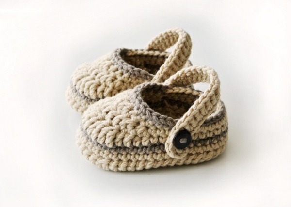 Los zapatos de las grandes-ideas-para-crochet-en-amarillento gran-diseño-crochet-bebé