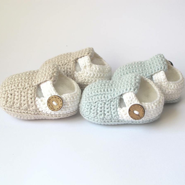 Los zapatos de las grandes-ideas-para-crochet-originales-modelos gran-diseño-crochet-bebé