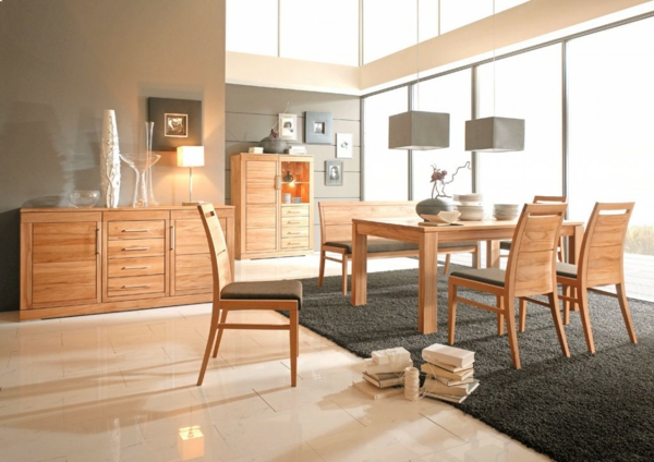 gran comedor-sala de muebles configuración sillas de comedor mesa de comedor-design-Ideas