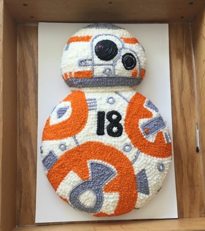 pie-to-18-születésnapját Geburtstagstorten motívum pie-Star Wars pie-to-18 születésnapját