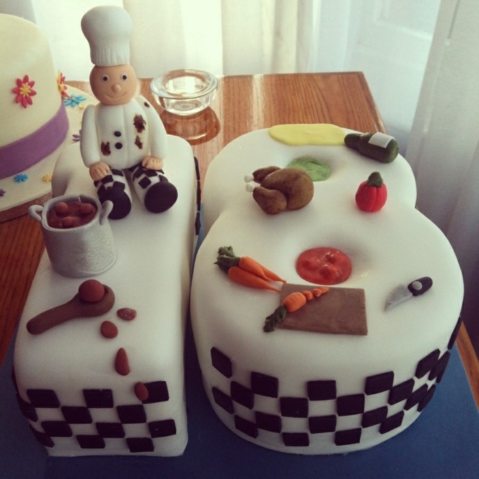 Pie-18 à Geburtstagstorten gâteau d'anniversaire-pour-le-point d'ébullition surprise, les tartes d'anniversaire