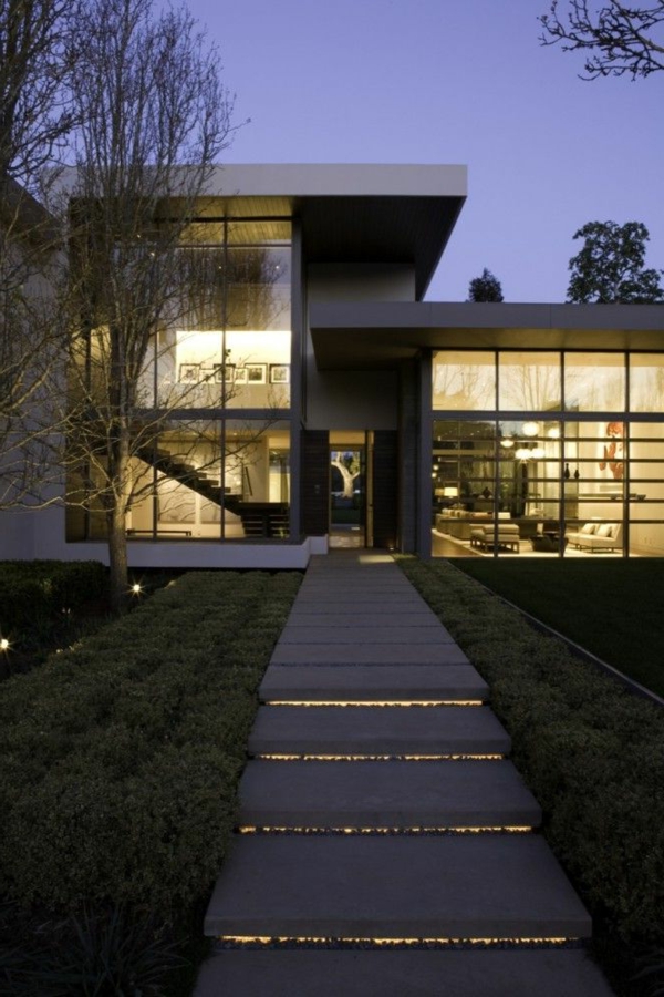 iluminación de la escalera moderna-atractiva-casa