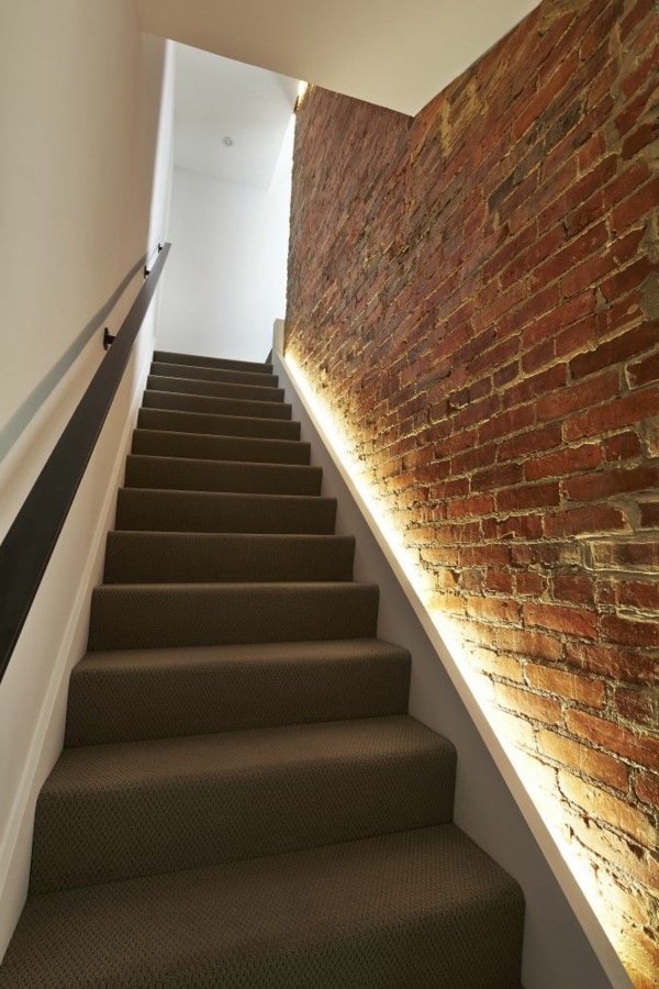 осветление на стълбище Modern-поглед