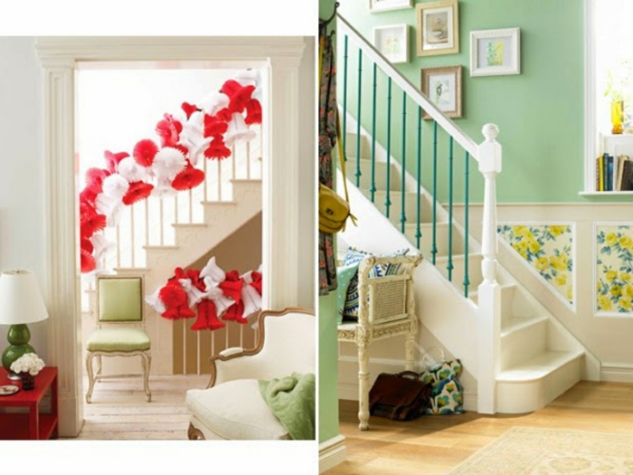 Изображения на стълбища - творчески идеи за декориране на малки стълби