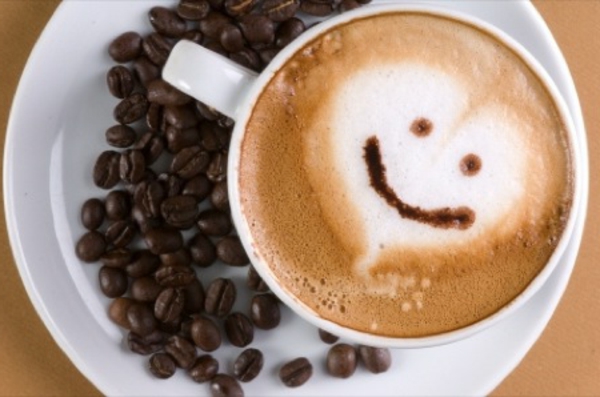 Smiley on-the-kávé