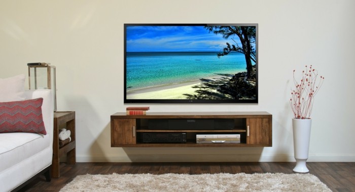 TV de pared, pared de bricolaje-hacer-usted mismo-Build-a-gran-tv
