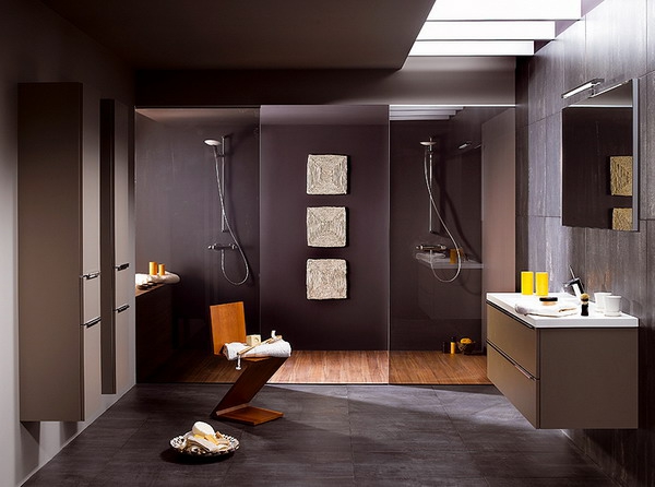 -Ultra-gran-diseño de interiores en el baño Deckenbeleuchtung-