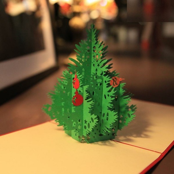فريد 3D-عيد الميلاد والأخضر والتنوب