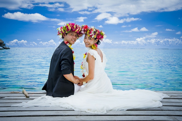 почивки-In-Френска Полинезия-брак на решения