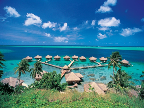 почивки в Френска Полинезия--красивия образ