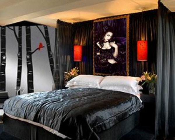 вампир-мотив най-готик-спалнята