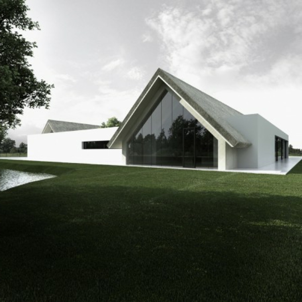 megdöbbentő gondolat-for-minimalista építészet-tető