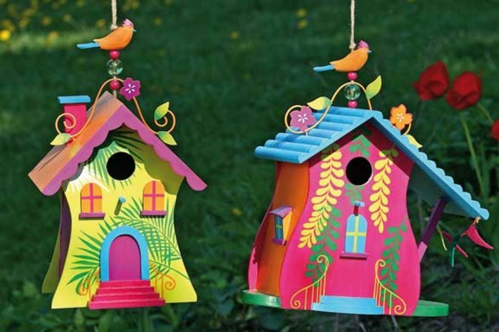 birdseed kuća-vlastite-graditi-šareno-ptica kuća-sami graditi