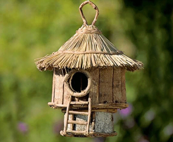 къщичка за птици-сам натрупване творчески модел гора