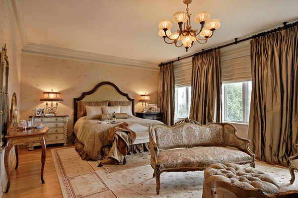Пердета-идеи-за-спалня-класически дизайн