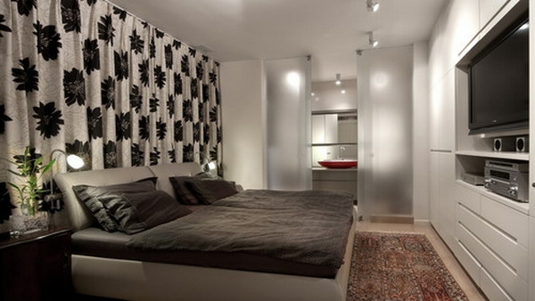 Κουρτίνες-ιδέες-για-bedroom-με μοντέρνο σχεδιασμό