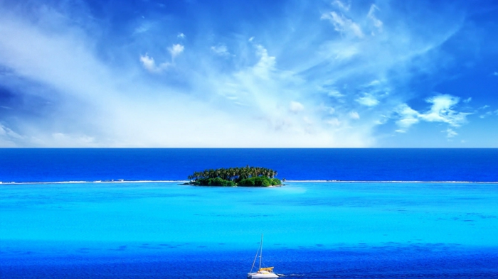 тапети-за-лято-синьо-вода-красиво небе