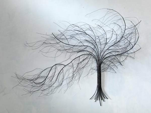 wanddeko-от-метал-елегантен дърво