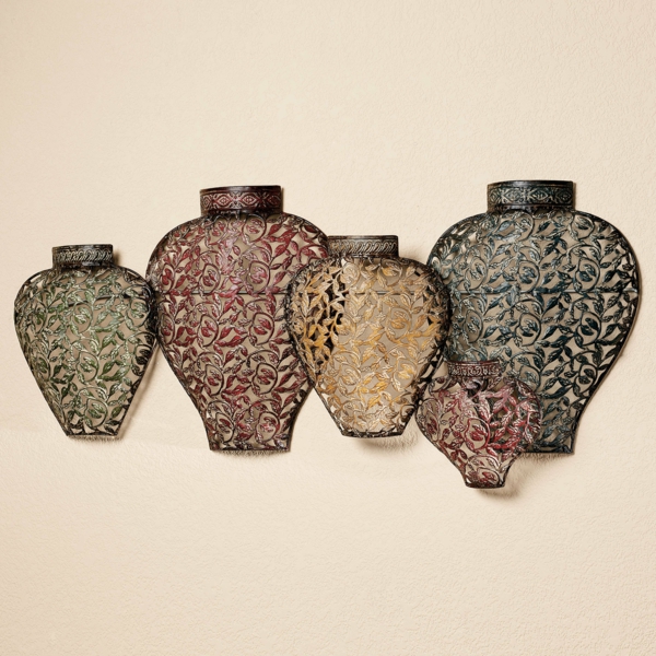 wanddeko-tól-fém-szép vázák