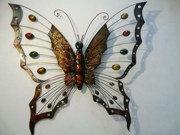wanddeko-от-метал-пеперуда
