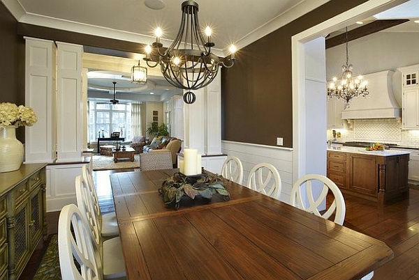 wall-paint-combine-beautiful-dining-room-wood-table-solid