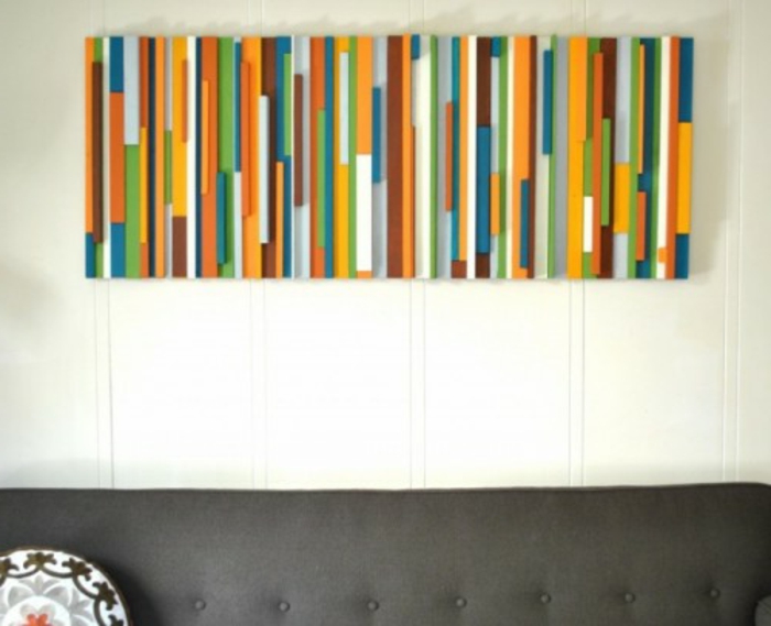 стена дизайн-с-цветни-красив-Направи си сам идеи и за всекидневна