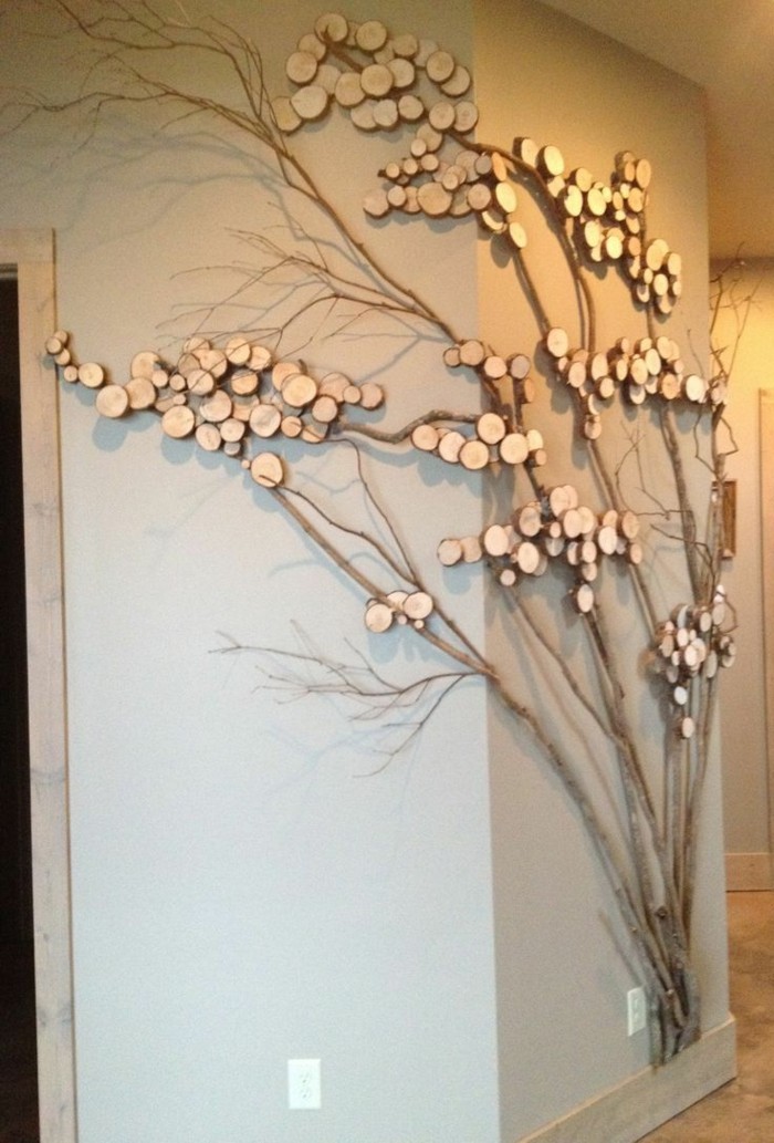 pared de diseño de bricolaje-hacer-Super-unikales-modelo-bricolaje-árbol