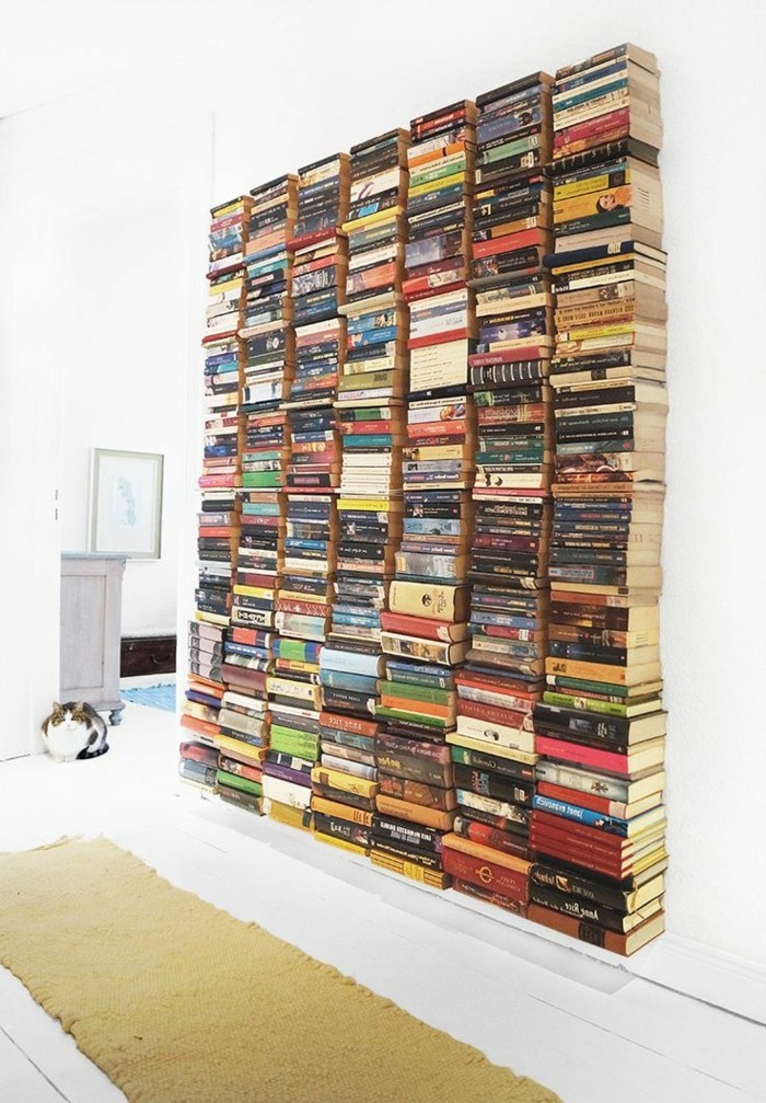 стена дизайн-задайте си задачи, безброй книги-successive-