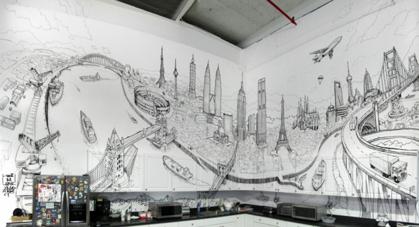 Mural art-ötletek-Global-város