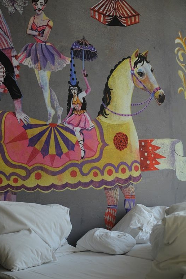 Mural art-ötletek-cirkusz