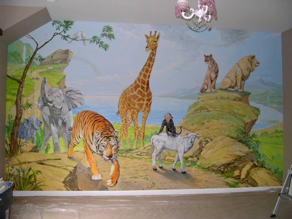 zidne u dječjim sobama-životinje (2)