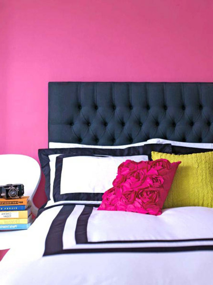 wanfarben-комбинации-zyklamenfarbe-красива спалня