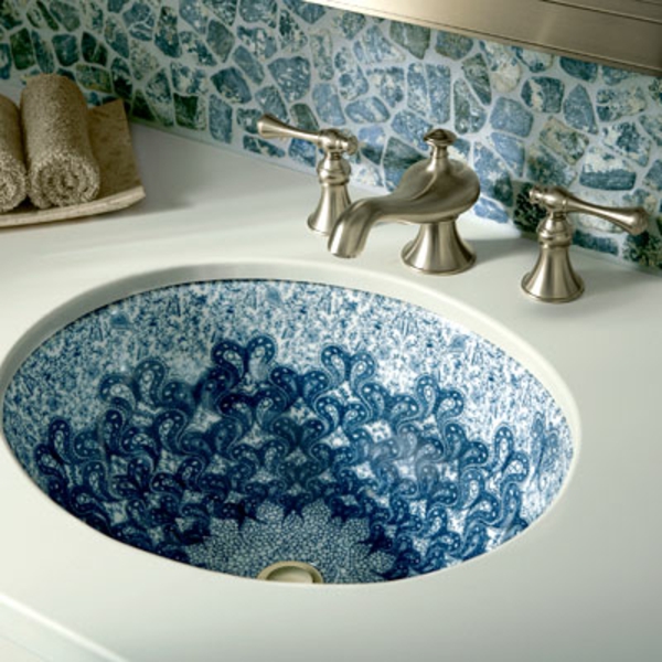 sink-in-blue-mosaic-tile-super nice bathroom