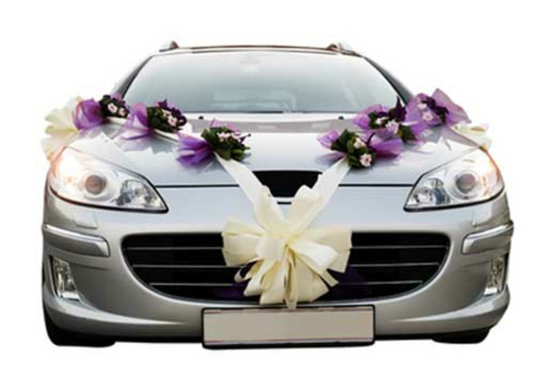 dekoráció autókhoz - esküvőre