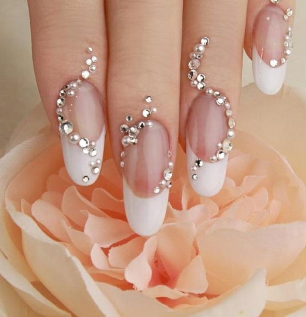 photos de conception d'ongles pour le mariage - très belle