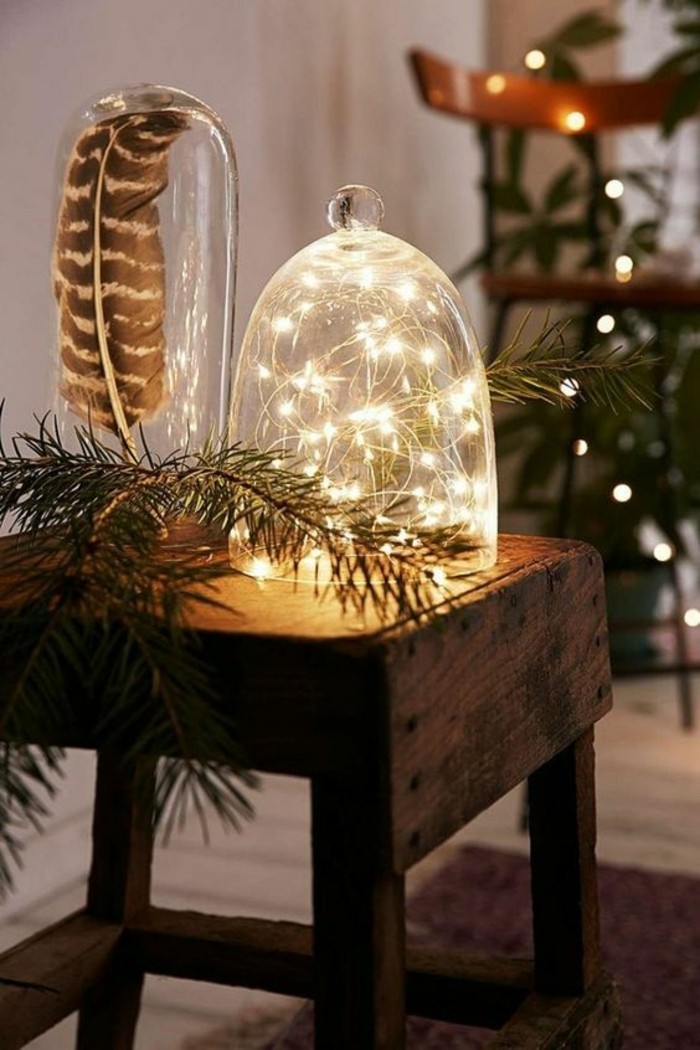 חג המולד קישוט בעצמך קבלת weihnachtsdeko-רעיונות-גלזר-עם-מנורות