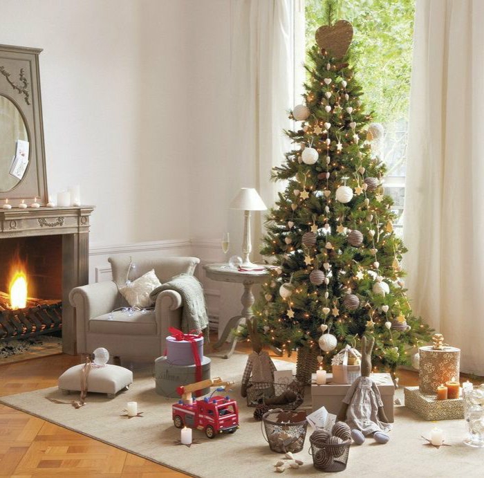 Božićno drvce-uređenje-ukrašavanja ideja-Božić