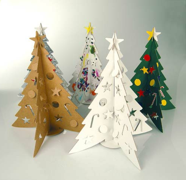 weihnachtsdeko-идеи и четири елхите