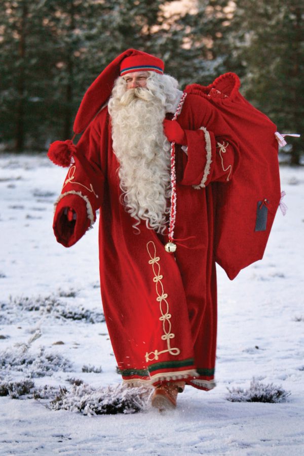 圣诞老人的服装，非常逼真look-