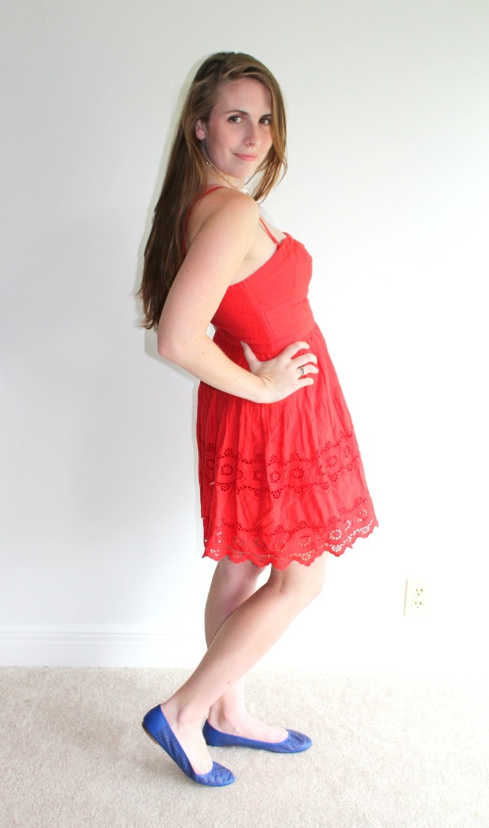 koje cipele do crvene večernja haljina svakodnevno gledati-u ljeto čipke-crveno-plavo-dress-stambenoj damenschuhe