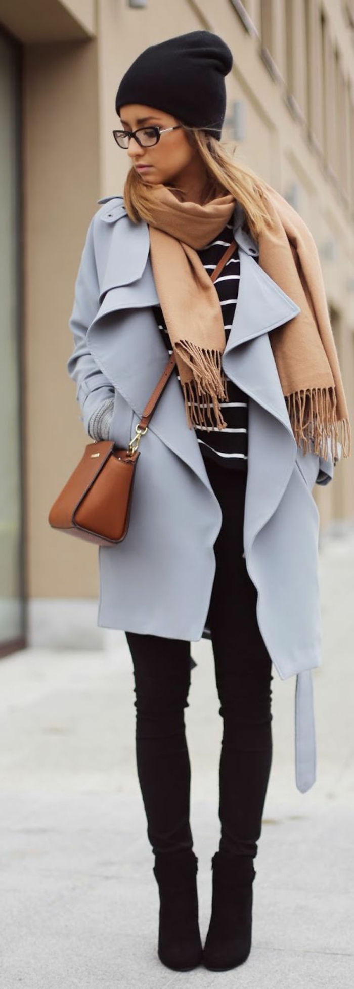 zimska jakna za žensku Long-plava modela