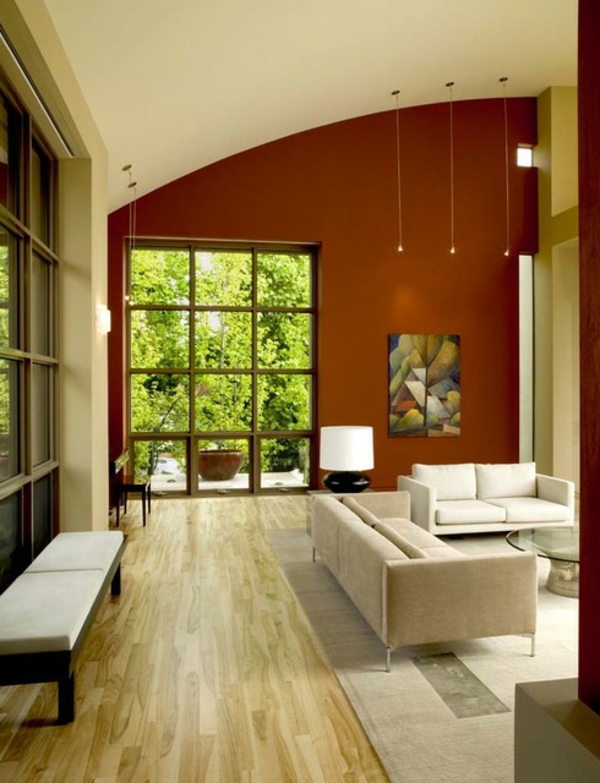 efecto-de-colores-hermosa habitación-anidando vidrio y dos sofás