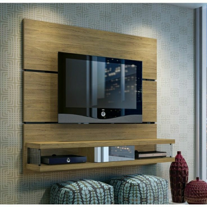 وضع غرفة الجدار مستحضرات --wohnzimmer المعيشة وحات التلفزيون الجدار جدار التلفزيون الألواح الجدارية الخشبية