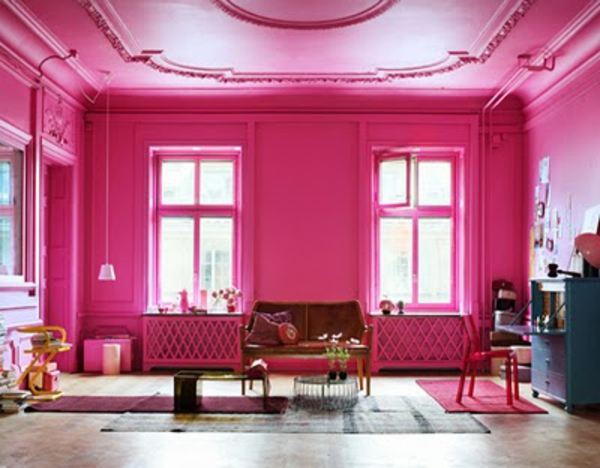 sala de estar ideas de pared cyclamen color traje de lujo