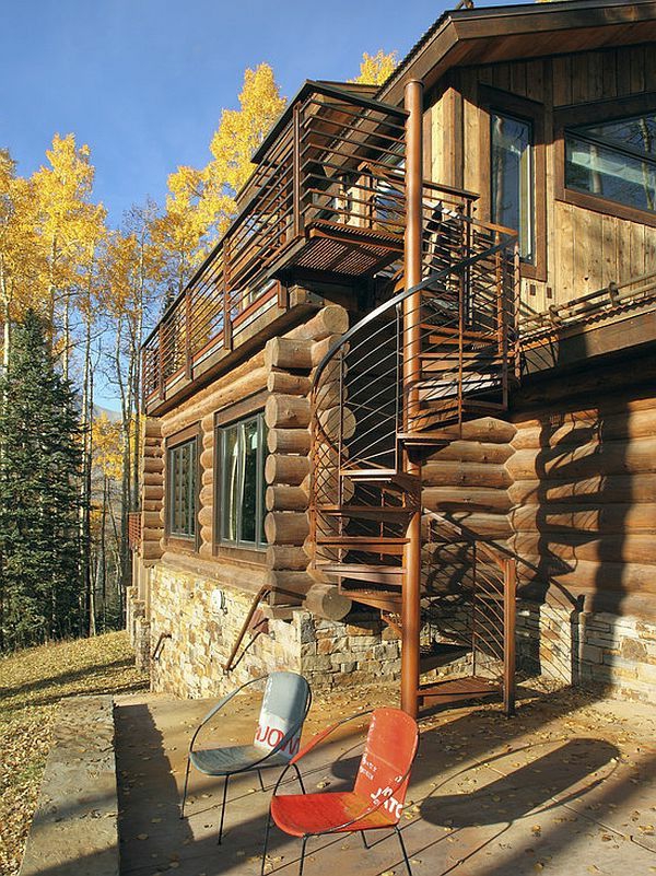 casas de madera maravillosa en Canadá
