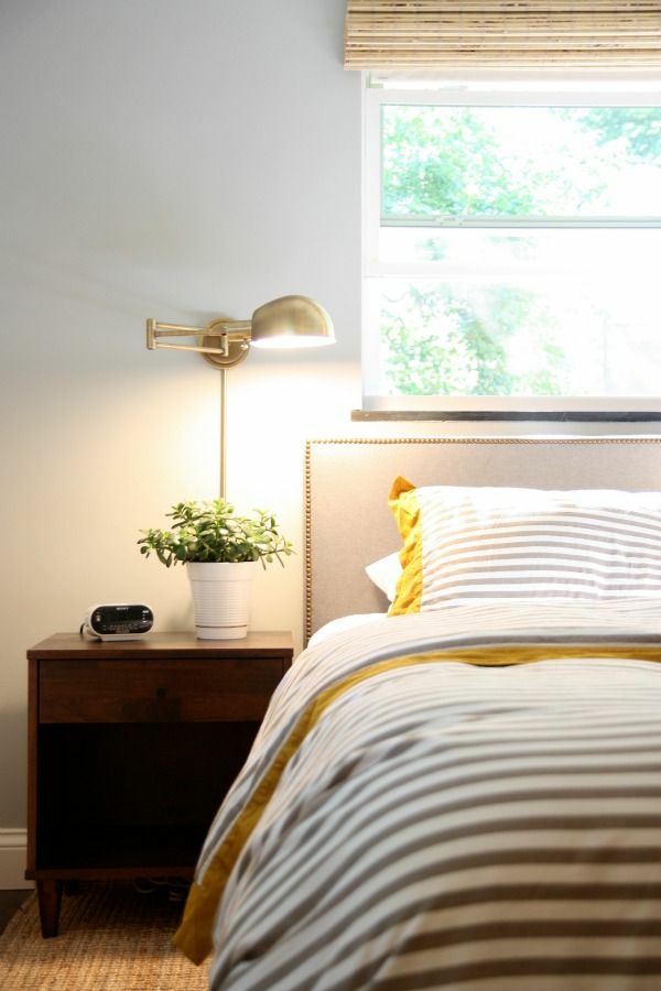 прекрасна лампа за четене легло спалня идея-гъвкав