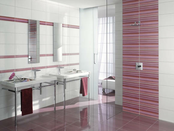 csodálatos modern fürdőszoba ötletek csempe Idea