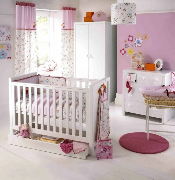 vauva-huone-tyttö-lastentarha-suunnittelu-baby-room-koristele vauvanhuone