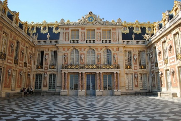 lijepa-barokna epoha-arhitektura-mod zaključati Versailles Francuska