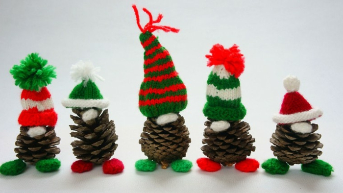 gyönyörű kézműves ötletek-for-karácsony-sok kis figurák